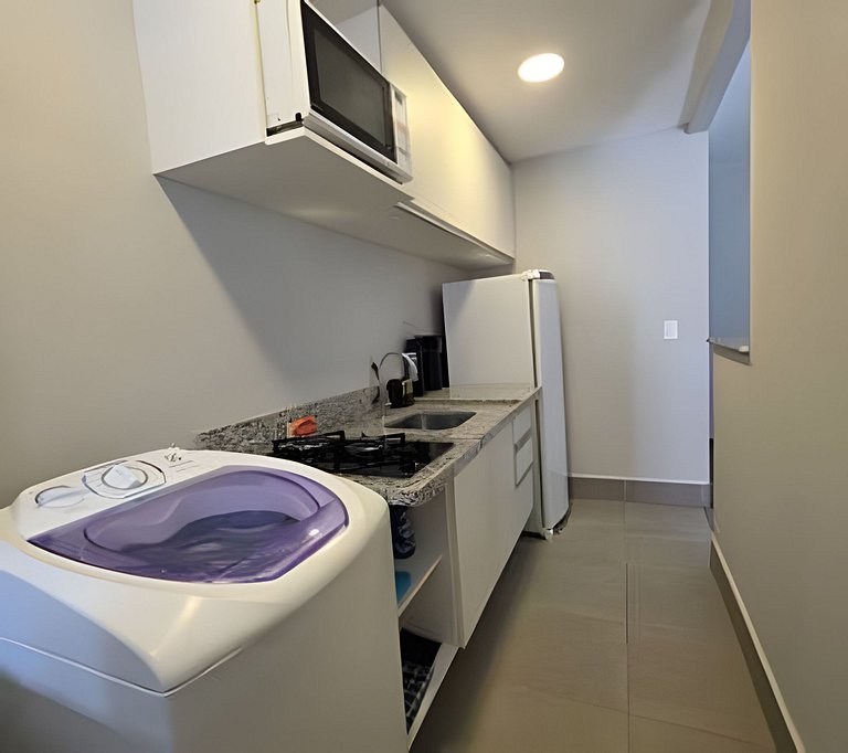 Apto na Barra com Cozinha, Garagem 9BL2