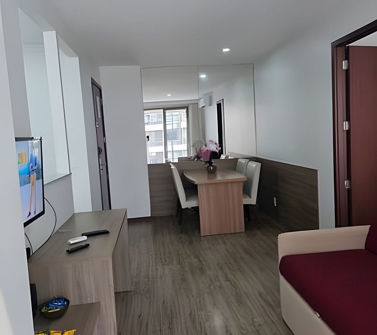 Apto na Barra com Cozinha e Garagem 3BL2