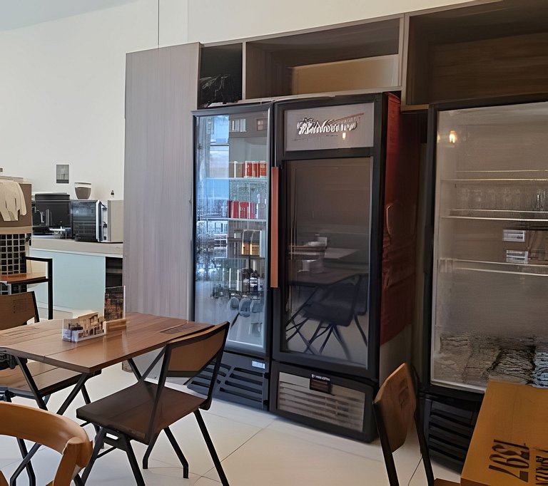 APTO na Barra com Cozinha, Garagem e TV 50" 131BL2