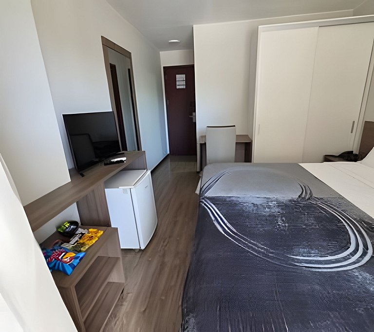 Suíte na Barra c/ Garagem e Self Check-in 1BL1