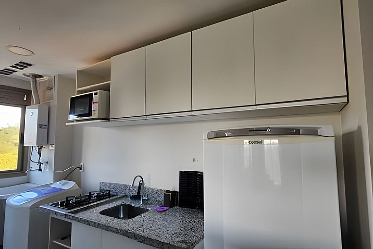 APTO na Barra com Cozinha e Garagem 101BL2