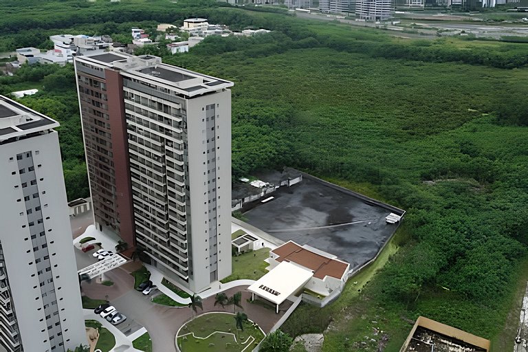 Apto na Barra com Cozinha e Garagem 112BL2