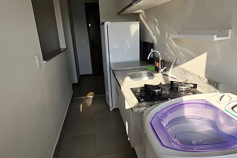 APTO na Barra com Cozinha e Garagem 171BL2