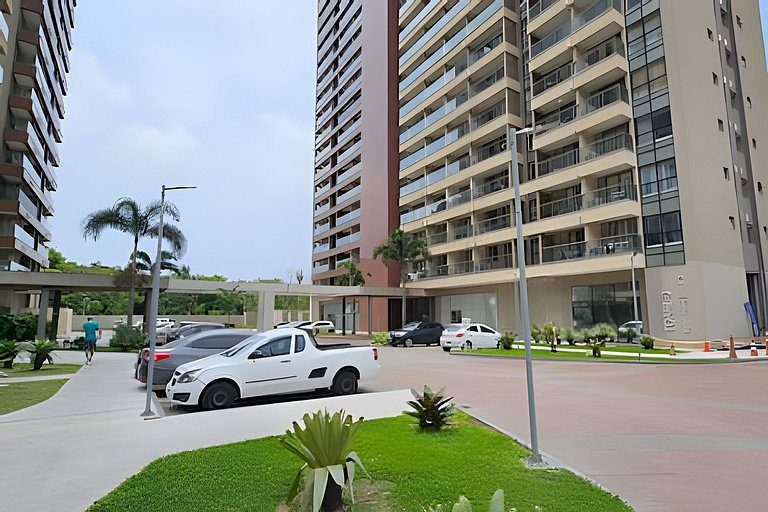 Suíte na Barra c/ Garagem e Self Check-in 1BL2